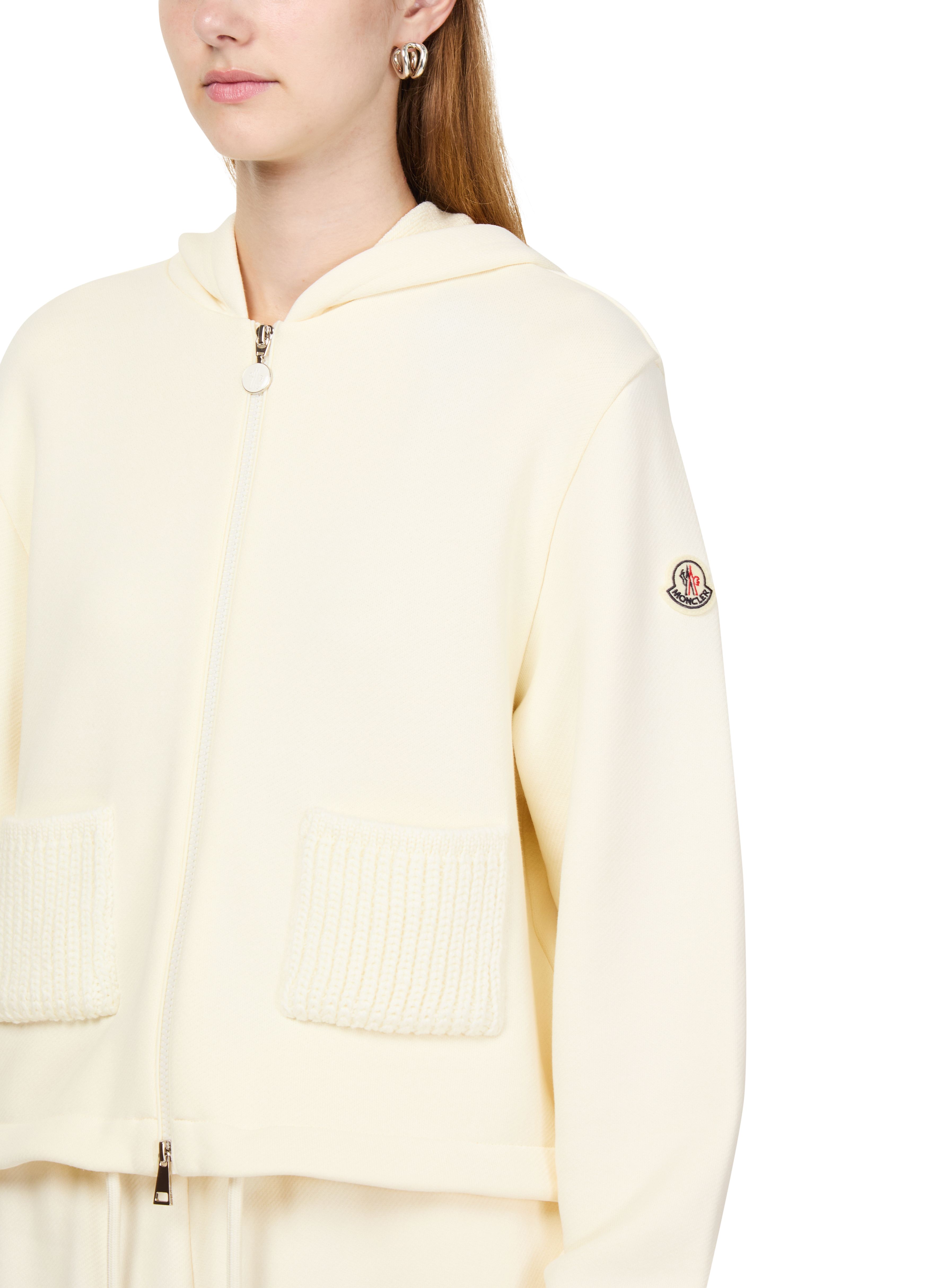 Zip up bi-material jacket thumbnail 4