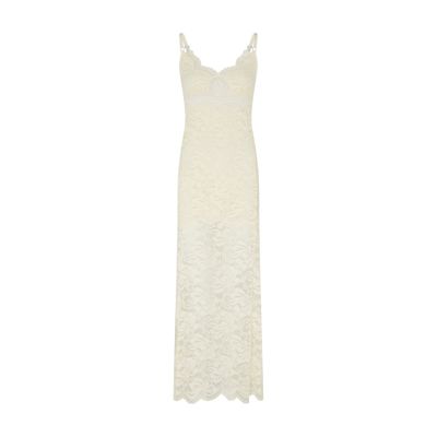 Rabanne Maxi Dress In White