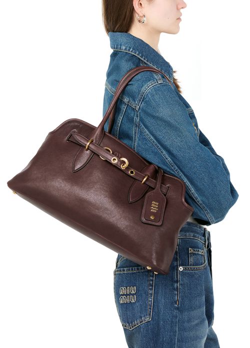 MIU MIU Aventure nappa leather bag