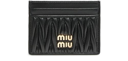 MIU MIU Quilted leather cardholder