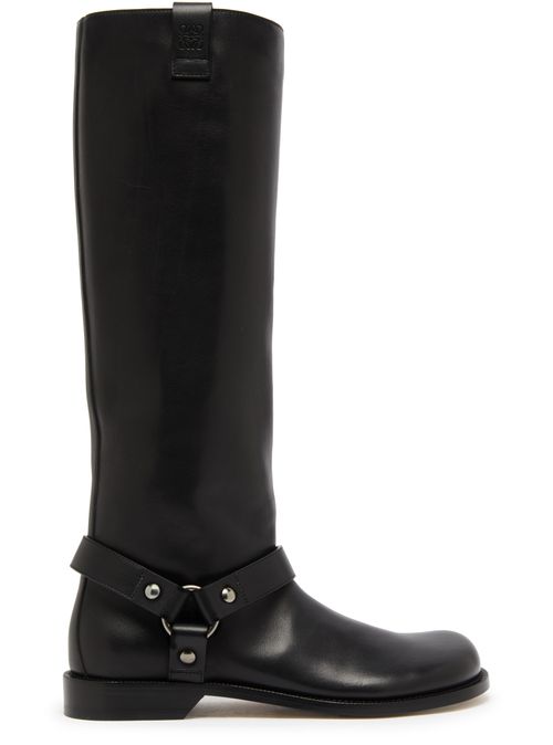 LOEWE Campo high biker boots