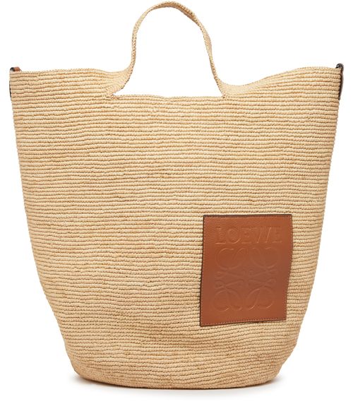LOEWE Grand panier en raphia Slit