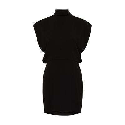 Max Mara Querce Mini Dress In Black