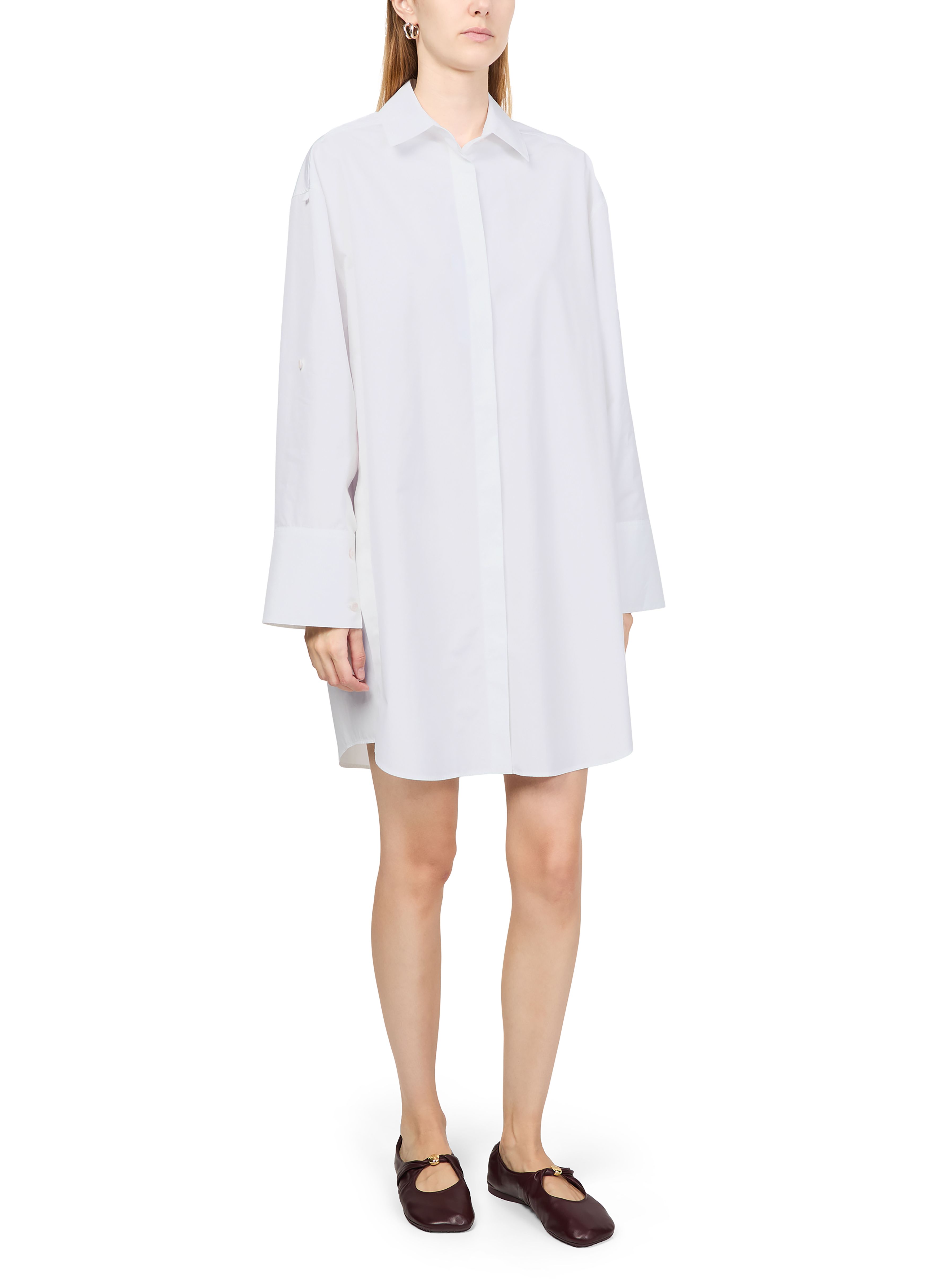 Shirt dress in cotton thumbnail 8