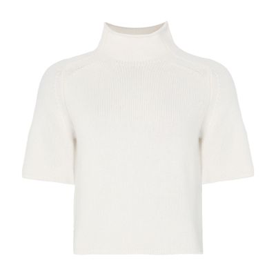 Lisa Yang Fride Turteleneck Cashmere Sweater In White