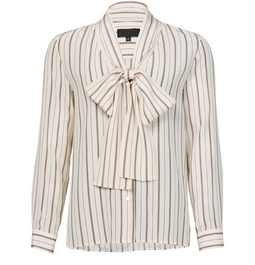 NILI LOTAN Angelique tie neck blouse