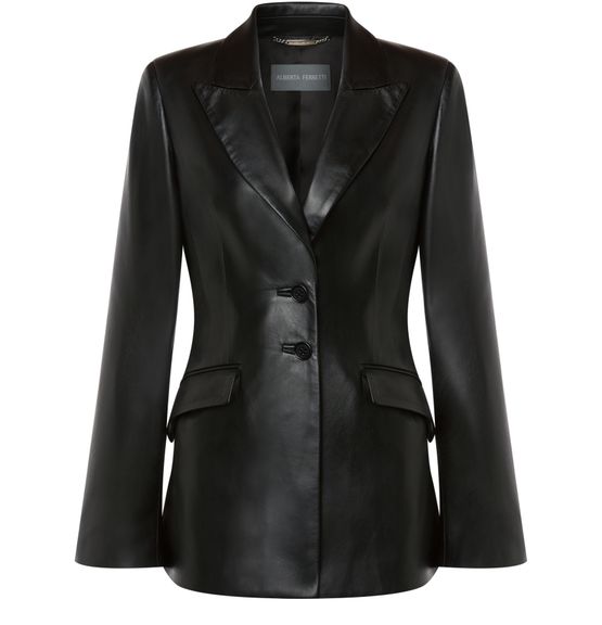 Women s Nappa leather jacket ALBERTA FERRETTI 24S