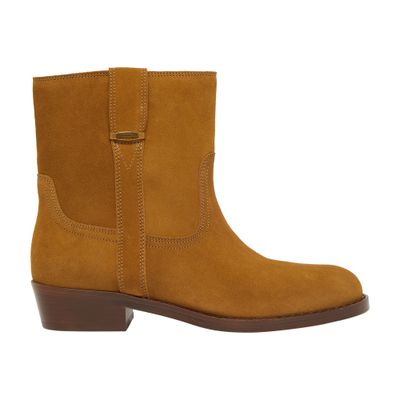 Isabel Marant Biscuit Suede Lylie Ankle Boots In Brown