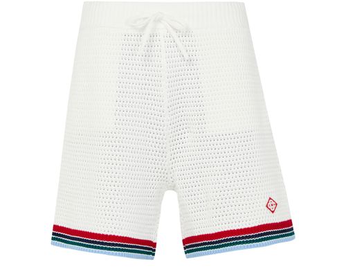 CASABLANCA Sporty crochet shorts