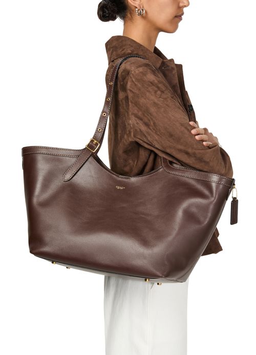 COACH Sac cabas en cuir naturellement grainé Gramercy