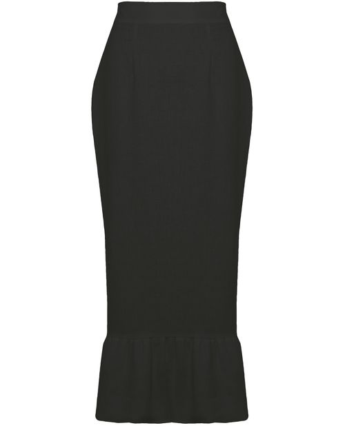 Posse — Matilda column skirt (Black)