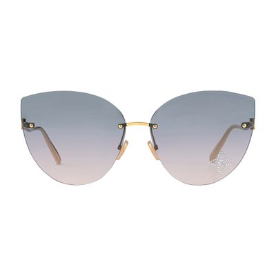 Louis Vuitton Lv Glam 2.0 Cat Eye Sunglasses In Gold