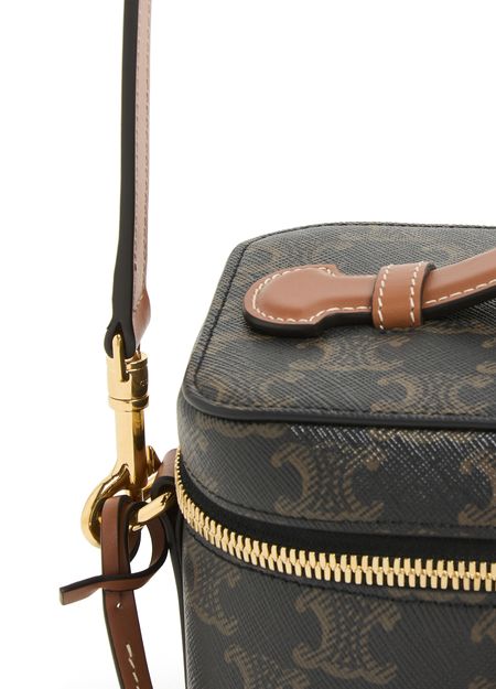 Celine vanity in Triomphe canvas and calfskin - CELINE