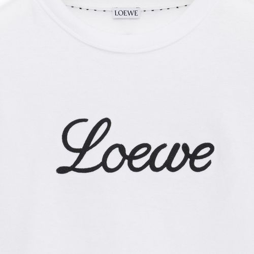 LOEWE Gerades T-Shirt aus Baumwolle