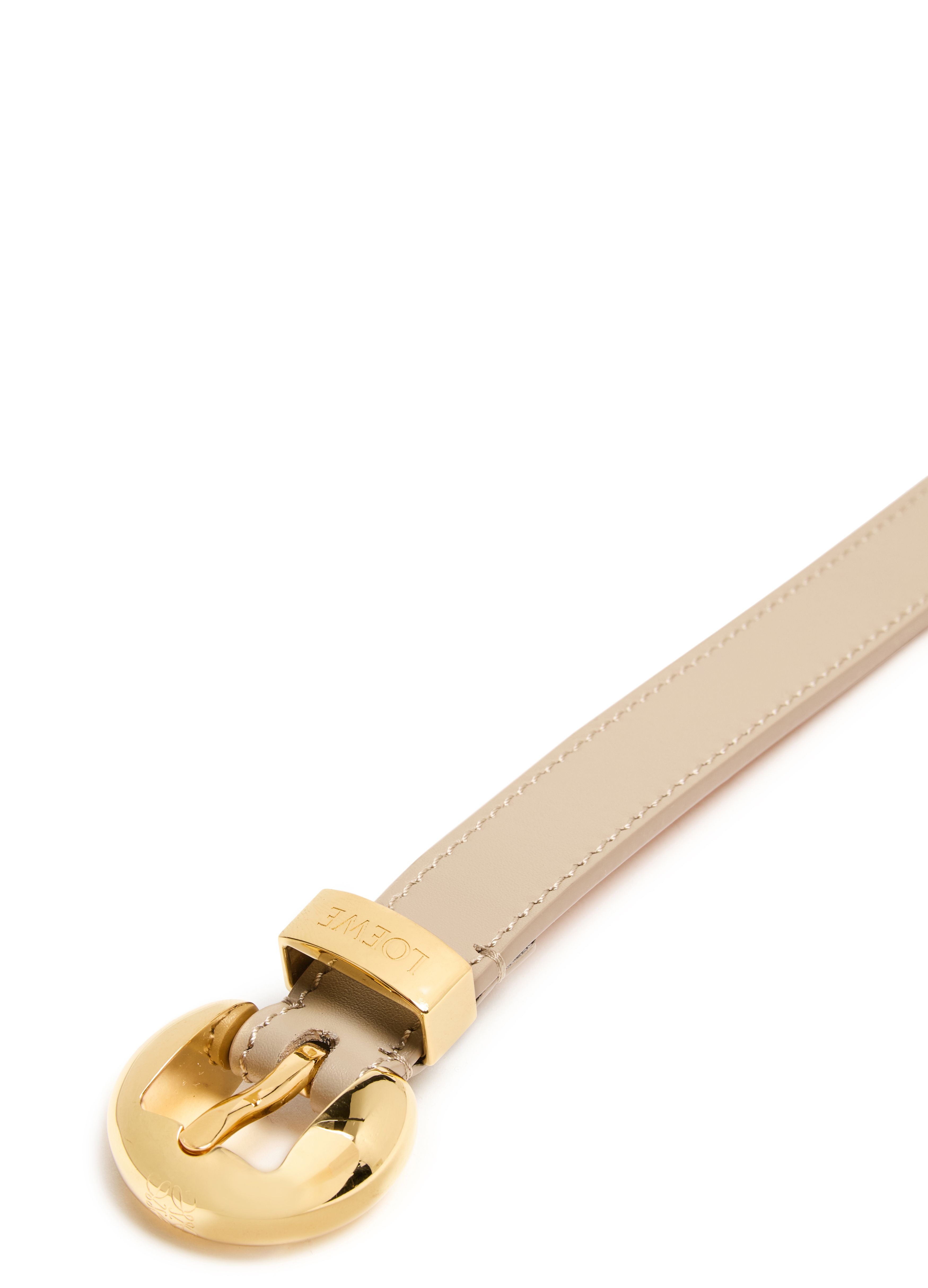 Pebble belt in smooth calfskin thumbnail 4