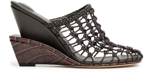 JACQUEMUS The double woven mules