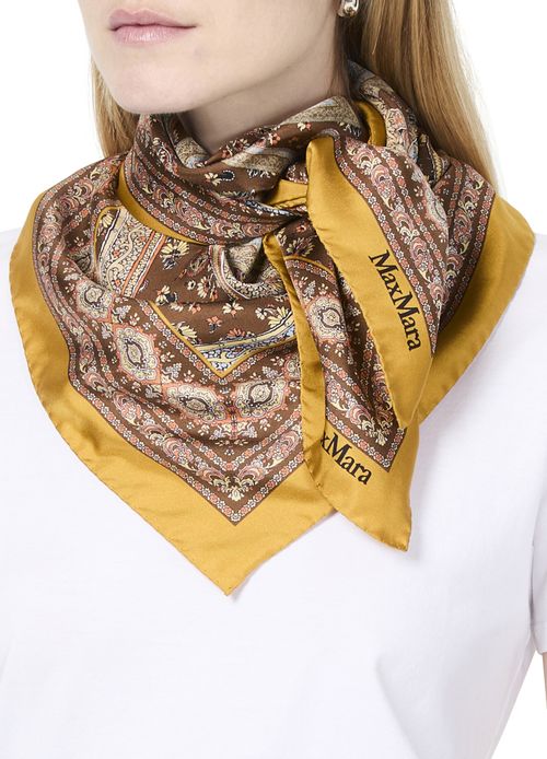 MAX MARA Carre90 silk scarf