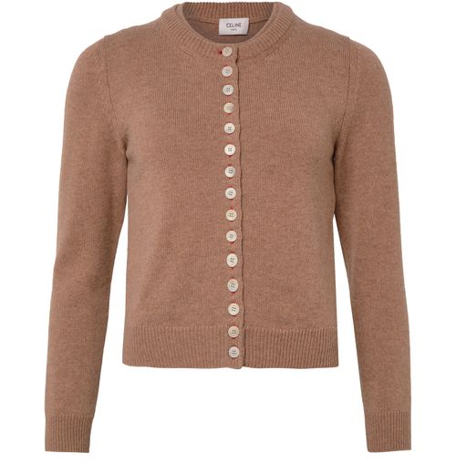 CELINE Twinset cardigan in heritage cashmere