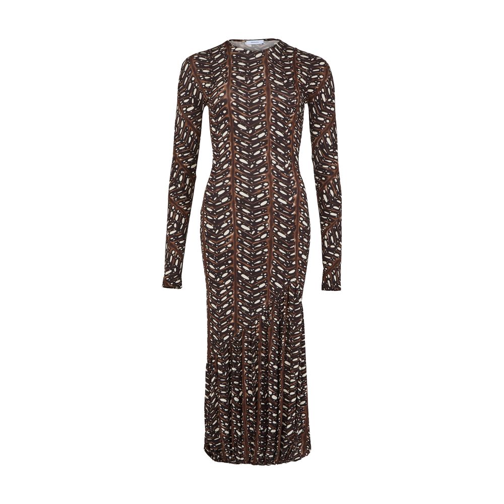 Jersey viscose long dress thumbnail 7