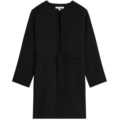 CELINE Bathrobe coat in double face cashmere