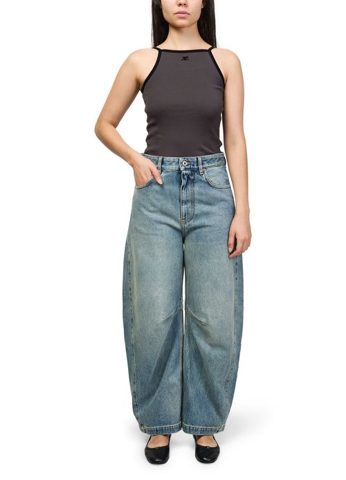 COURREGES Débardeur contraste