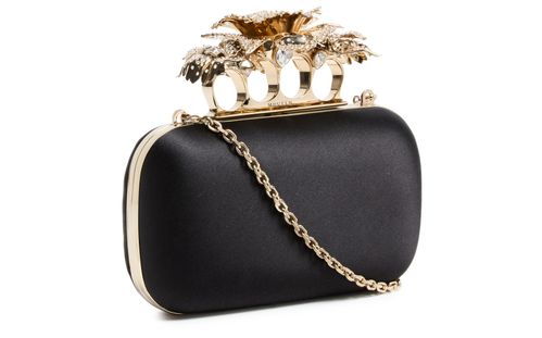 MCQUEEN Carnation clutch