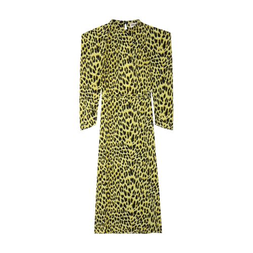 Racyl Leopard Silk Dress