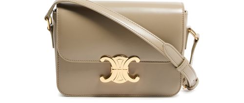 CELINE Teen Triomphe bag in shiny calfskin