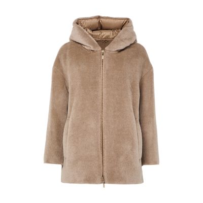Max Mara Oliva Aviator Jacket - The Cube In Brown