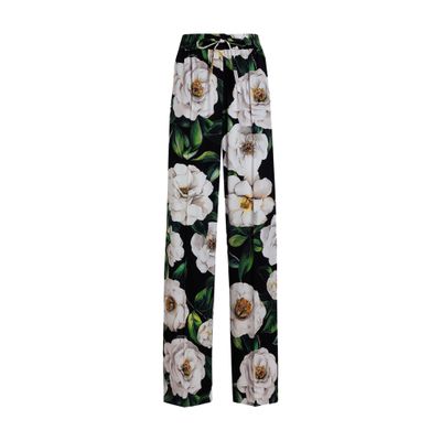 Dolce & Gabbana Wool Gabardine Shorts In Multicolor