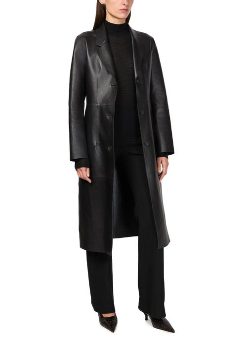 TOTEME Slim leather coat