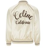 Women's Celine souvenir in flowing satin teddy jacket | CELINE | 24S