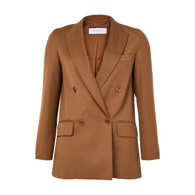 Max Mara Farad Blazer In Brown