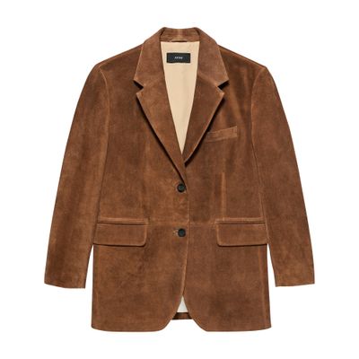 Arma Benny Suede Jacket In Brown