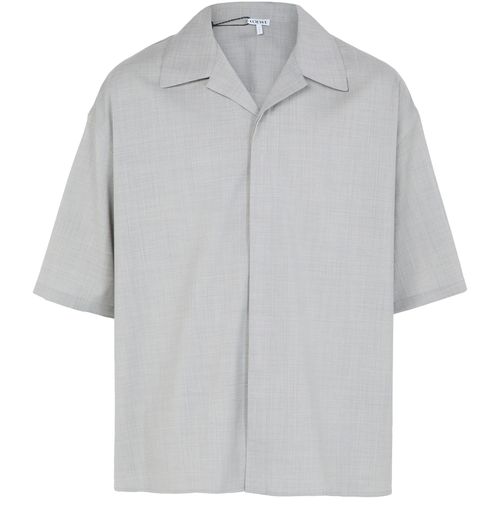 LOEWE Short sleeve shirt in wool