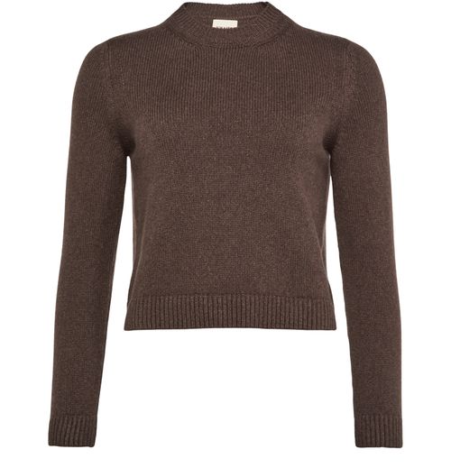 KHAITE Pull col rond en cachemire Leta