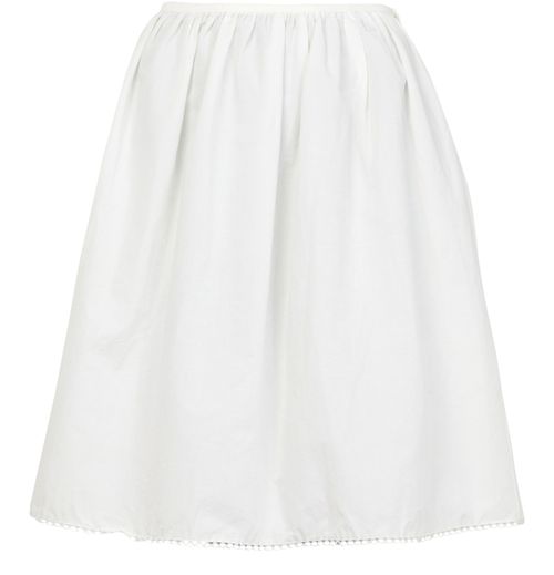 MIU MIU Jupe midi en popeline