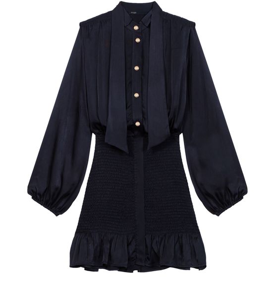 Robe smockée maje sale