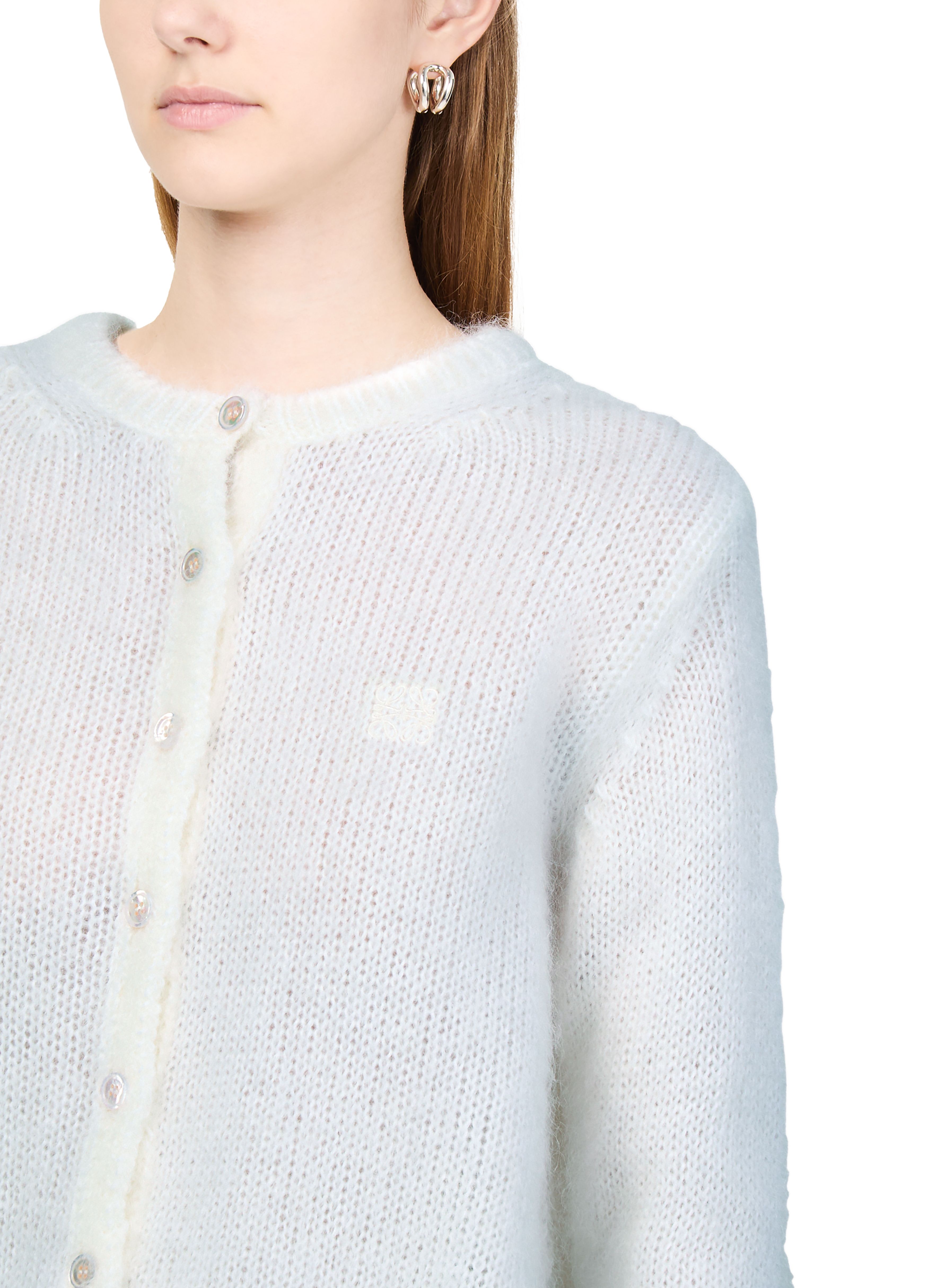 Mohair blend cardigan thumbnail 4