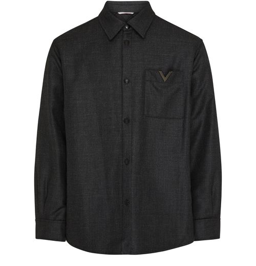 VALENTINO GARAVANI Tweed jacket with V detail