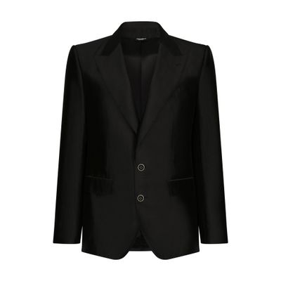 Dolce & Gabbana Single-breasted Sicilia-fit Suit In Black