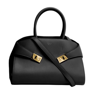 Ferragamo Hug Crossbody Bag In Black