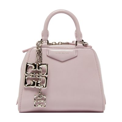 Givenchy Nano Antigona Cube Top Handle Bag In Purple