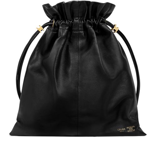 CELINE Small Crystal pouch in lambskin