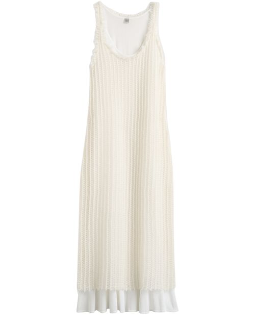 Toteme — Mohair knit vest top (Off-white)