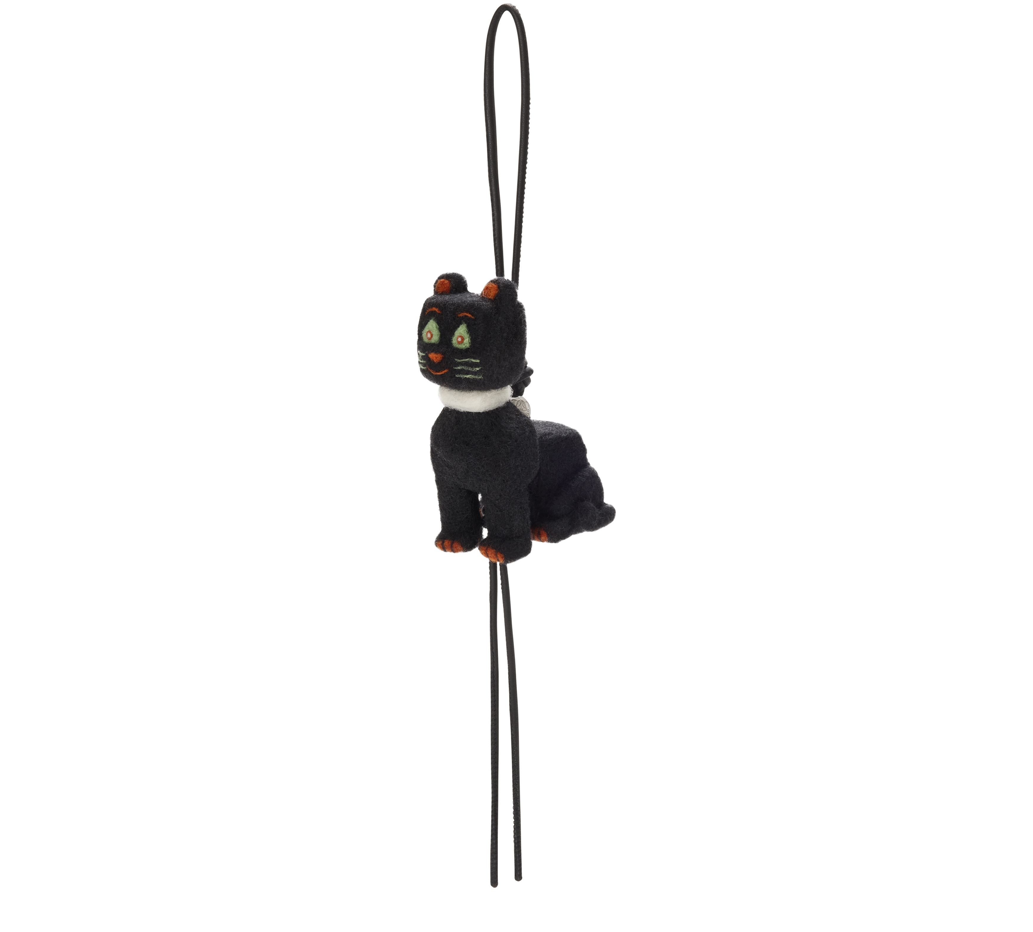 Louis Wain felt cat bag charm