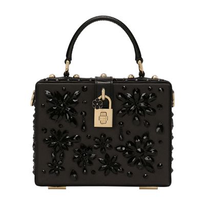 Dolce & Gabbana Dolce Box Handbag In Black_jet