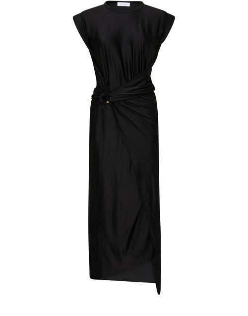 RABANNE Draped midi dress
