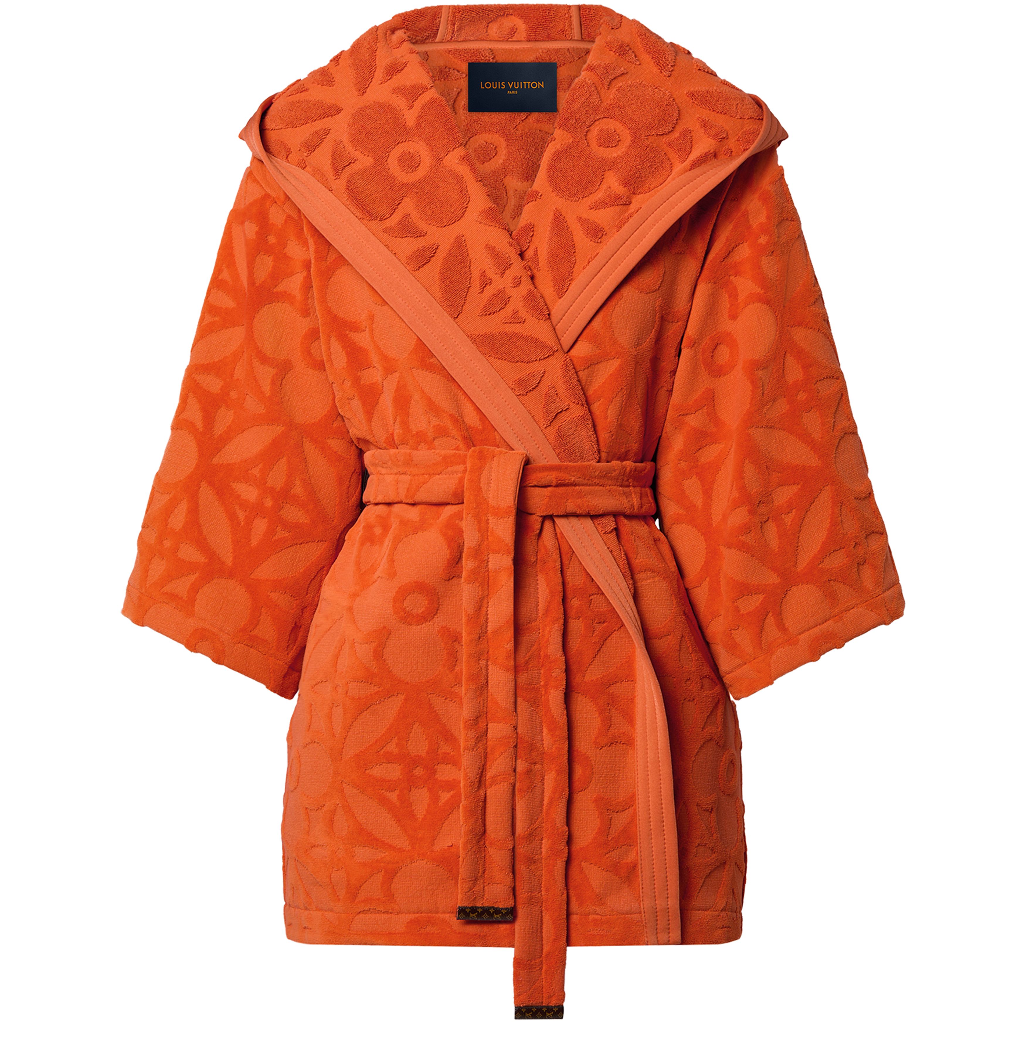 Monogram Flower Toweling Robe