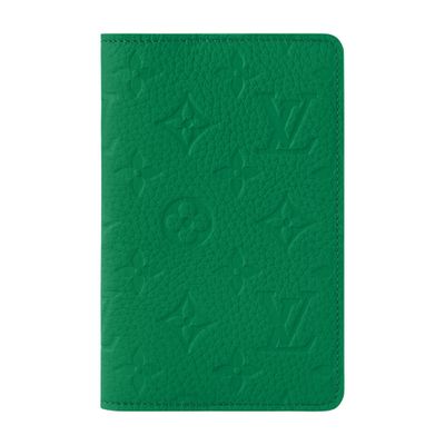 Louis Vuitton Emily Notebook Cover Pm In Green